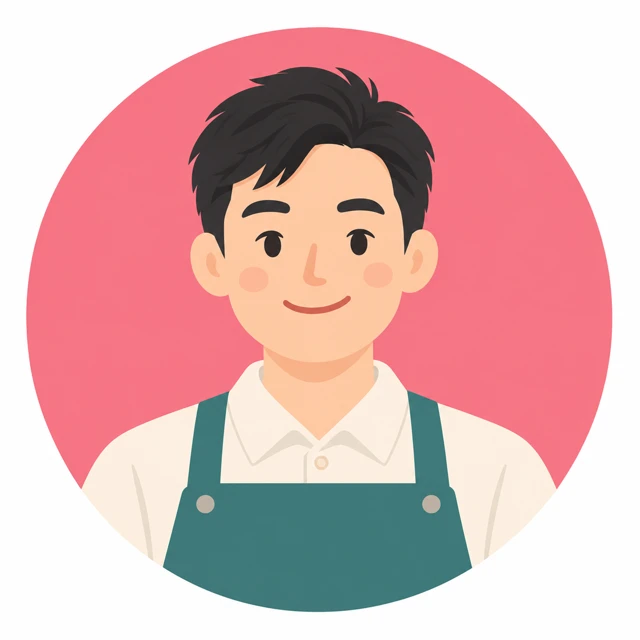 寵物美容店老闆人物誌插畫